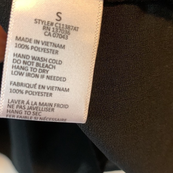 Anthropolgie Paper Crane Black Spaghetti Strap Top Size Small - Picture 11 of 15